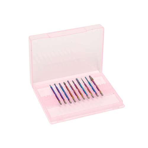 10 darabos köröm csiszolófej készlet, köröm csiszolófejek, manikűr szerszámok, köröm díszítő szerszámok, elektromos köröm csiszolófejek, professzionális köröm csiszolófejek