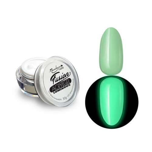 Fusion AcrylGel Luminous 30g #025 Zöld Fénylő Gél a Sötétben