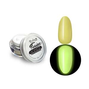 Fusion AcrylGel Luminous 30g #026 Sárga Színes Zselé, Világít a Sötétben - Műköröm zselé