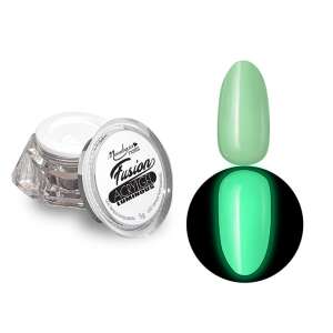 Fusion AcrylGel Luminous 5g #025 Green glow in the dark nail gel - Artificial nail gel