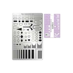 Moyra Körömdíszítő Lemez 89 Cuts 2, geometriai és absztrakt mintákkal a körömdíszítéshez - Moyra