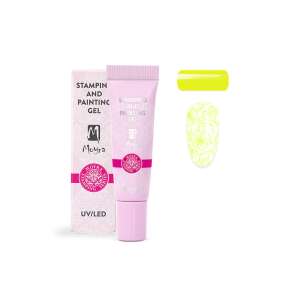 Moyra Stamping and Painting Gel No. 10 Vivid Yellow UV/LED körömzselé - Moyra