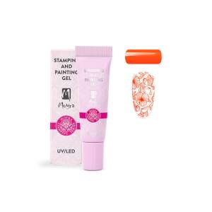 Moyra Stamping and Painting Gel No. 11 Vivid Orange UV/LED körömzselé nyomdázáshoz és festéshez - Moyra