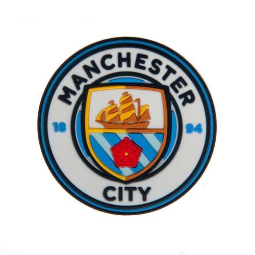 Manchester City FC 3D címeres hűtőmágnes - Matrica, mágnes