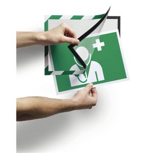 Durable Duraframe Security A4 információs tábla mágneses kerettel, orvosi jelzéssel frissítve - Durable