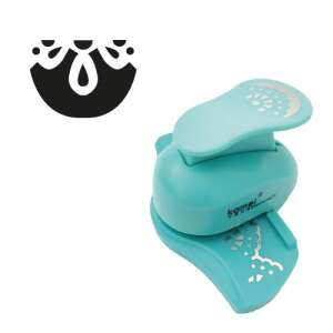 CreArt Félkör Lyukasztó - Csipkeminta - 25 mm