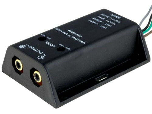 Jelszint átalakító : hangszórószintből RCA jel 30.5000-02