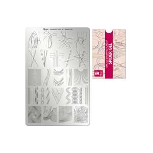 Moyra Körömnyomdás Lemez 87 Spider Gel, sok egyedi mintával a kreatív körömdíszítéshez - Moyra