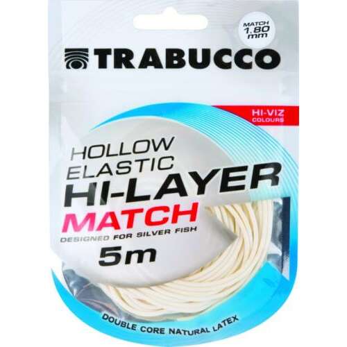 Trabucco Hi-Layer Hollow Elastic Match 1.80mm 5m horgász zsinór - Monofil zsinór