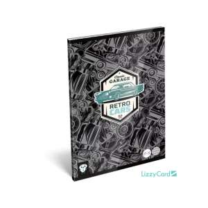 Kockás füzet A5 - Retro CAR