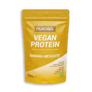 Nutriqa Vegán Protein Banán-Mesquite Bio Szuperélelmiszer Fehérje Shake 250g - Fehérje