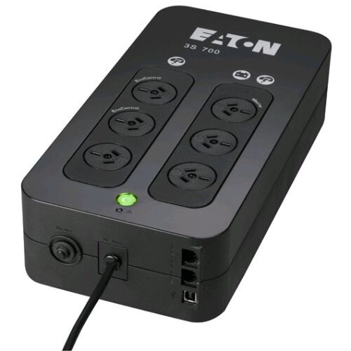 EATON 3S700DIN - Szünetmentes Táp - 700VA - 6xSchuko 164245456 - Szünetmentes tápegység