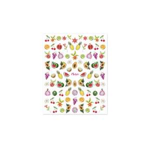 Moyra No. 18 Fruit Nail Stickers, self-adhesive nail decals with a tropical fruit design - Nail sticker