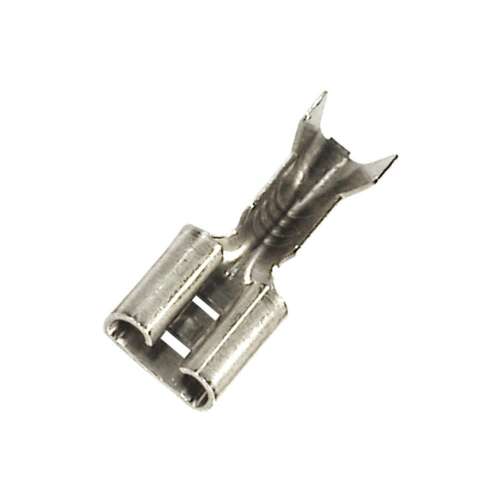 Conector cablu, 6,3x0,5, soclu, staniu, cupru staniat, conector cablu, borna