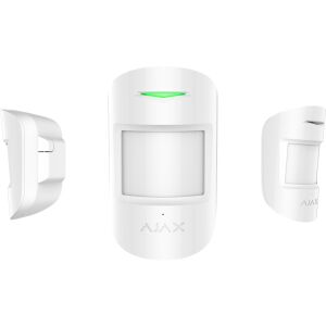 Ajax CombiProtect fehér vezeték nélküli mozgás- és üvegtörés érzékelő, több nézet - Mozgásérzékelő