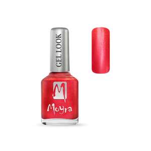 Moyra Gel Look Nail Polish in #947 Carole, a vibrant red nail polish with a gel-like finish - Nail polish