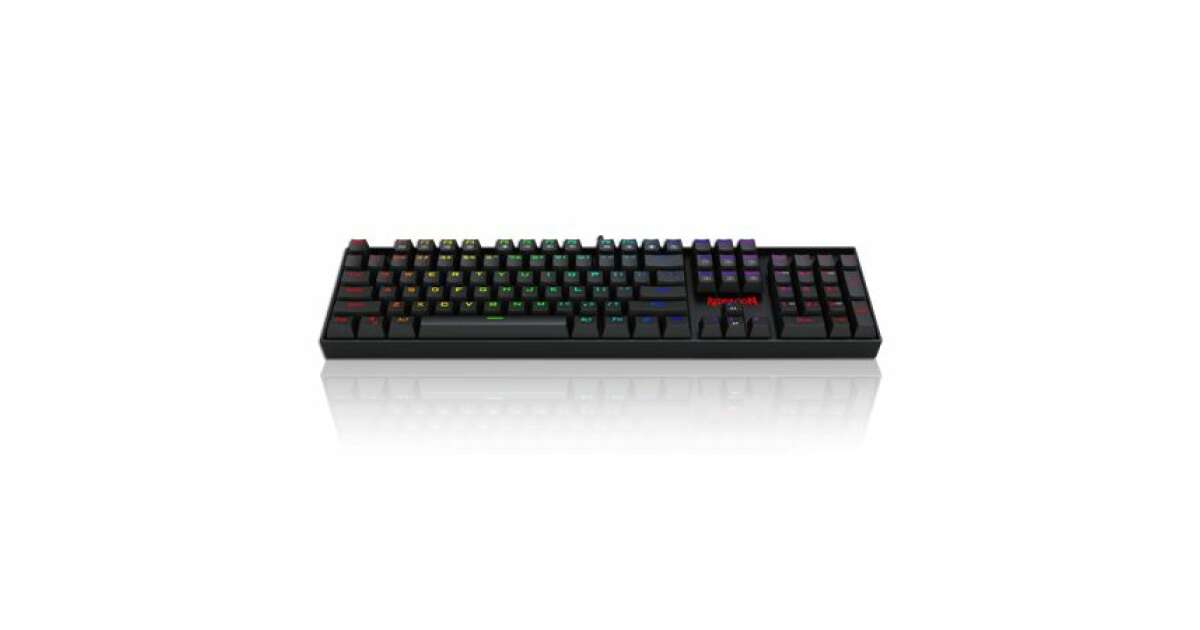 Redragon Mitra RGB Backlight Mechanical Keyboard Blue Switches Black HU ...