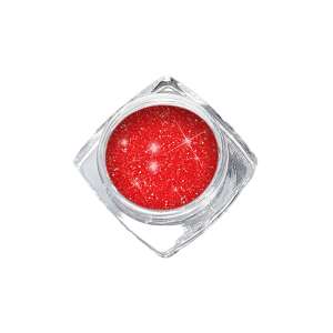 Extra finom csillámpor 3g PC408 piros csillámpor körmökhöz - Körömdíszítő csillámpor