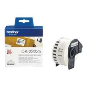 Brother DK-22225 folytonos szalagcímke 38mm x 30,48m öntapadós White DK22225