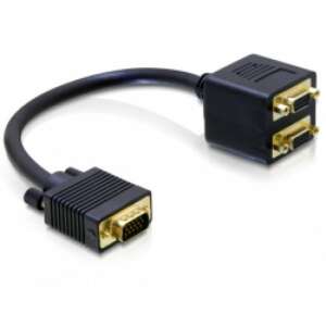 DeLock Adapter VGA male to 2x VGA female 65060
