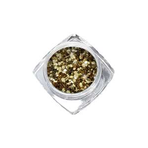 Flitter Nagy 3g FL205 Pezsgő gold glitter for nail art - Nail design