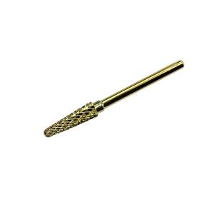Gold Carbide Nail Drill Bit #014-C for Acrylic and Gel Nails - Nail grinder accessory