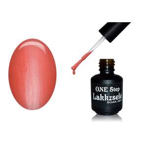 ONE Step Géllakk 5ml #048 Világos gyöngyház korall, Leoldható gél lakk, UV és LED lámpa alatt köt - Körömápolás