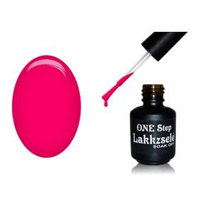 ONE Step Géllakk 5ml #137 Neon Magenta, Áztatható Géllakk, Neon Rózsaszín Géllakk, Géllakk Körömlakk, Körömlakk, Manikűr, Pedikűr - Körömápolás