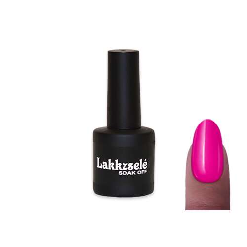 Világos magenta gél lakk, 6ml, Lakkzelé Soak Off márka, egy körmön - Gél lakk