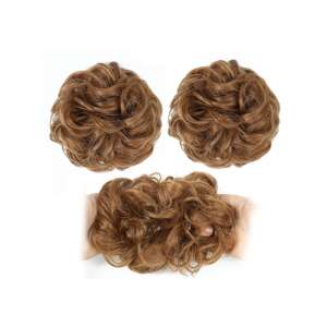 Hajkonty kiegészítő mogyoróbarna színben, tökéletes a haj volumenének és hosszúságának növeléséhez - Hajhosszabbítás