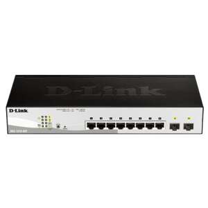 D-Link DGS-1210-08P 8-Port Gigabit PoE Smart Switch Widok z przodu - D-Link