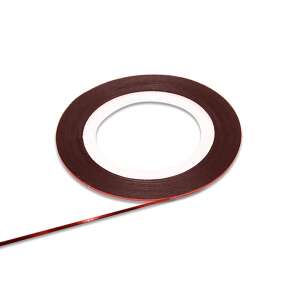 Red nail art tape, self-adhesive, for nail designs - Nail sticker