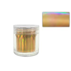 Gold holographic nail transfer foil, #33, for nail art designs - Nail design
