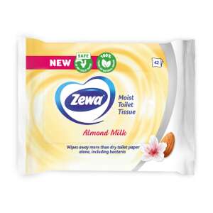 Zewa Nedves toalettpapír, 42 db, mandulatej