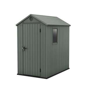 Căsuță de grădină din plastic Darwin 4x6, verde 91514183 - Dulapuri si lazi depozitare gradina