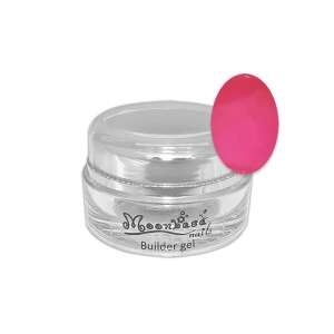 Moonbasa Nails Építő zselé #003 Áttetsző pink, 15g, átlátszó üvegben rózsaszín zselével - Műköröm zselé