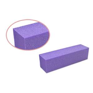 Purple nail buffer block for professional nail care - Nail buffer