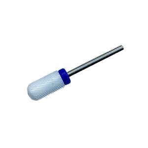 White ceramic nail drill bit #042-C for cuticle removal, Karbid brand - Nail grinder accessory