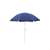 Pepita 2.4m blue beach umbrella with UV protection isolated