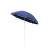 Angled view of Pepita blue beach umbrella 2.4m with UV protection