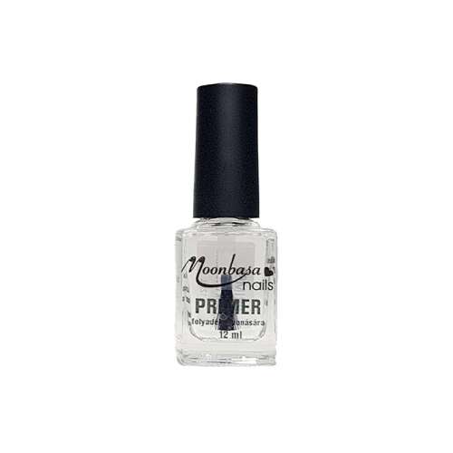 Moonbasa Nails Primer 12ml, átlátszó köröm primer a tartós körömlakkhoz