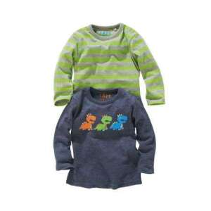 2-dielna sada tričiek s dlhým rukávom s dinosaurami pre chlapcov, 9-12 mesiacov, 74 cm - Next
