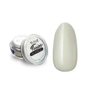 Fusion AcrylGel 30ml #004 Natural, átlátszó akril gél körmökhöz, üvegben, körömlakk mintával - Műköröm zselé