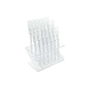 Acrylic nail art stand with 32 clear tips - Art