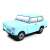 Kék Trabant 1.1 plüss játék, elülnézet