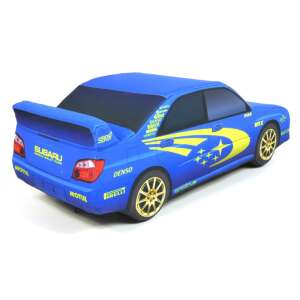 Plüss Subaru Impreza WRX STI 2006, blue plush car toy, rear view - Nonbrand Plush Toy