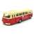 Jelz 272 MEX Bus 1:43 méretarányú modell, piros és krémszínű, hátsó nézet