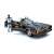 Batman Classic 1966 Batmobile 1:24 méretarányú fém modell autó Batman és Robin figurákkal