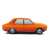 Narancssárga Dacia 1300 plüss autó játék