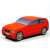 Plüss BMW 1 Series (E81) Szürke plüss autó, elülnézet